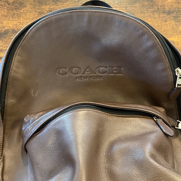 Coach Campus Leather Backpack Bag F72120 in Mahogany - Picture 7 of 10